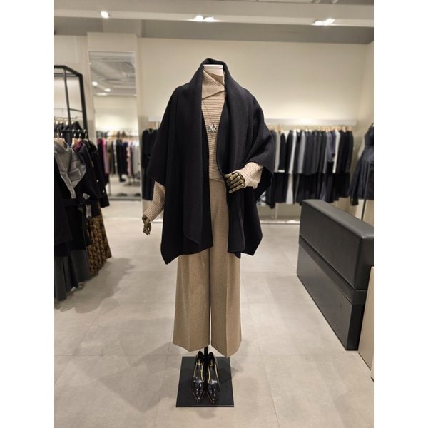 [파주점] 울 캐시미어 체인 케이프 핸드메이드 코트 JRAA0CTC83