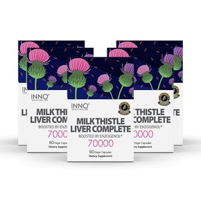 이노헬스앤케어 밀크씨슬 추출물 60배지캡슐 5개