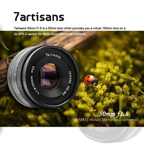 7artisans 50mm F1.8 A6500 A6300 A6000 A5100 A5000 NEX-3 NEX-3N NEX-3R NEX-C3 E APS-C 소니