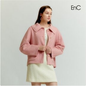 [정상가 179000원](EnC) 23FW 캐시미어 울 블렌디드 핸드메이드 코트 (ENJH34T51A)