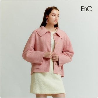 EnC [정상가 179000원](EnC) 23FW 캐시미어 울 블렌디드 핸드메이드 코트 (ENJH34T51A)