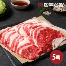 기타 [정육생활] 차돌박이 구이용 200g 5팩 (1KG)