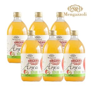 멩가졸리 유기농 사과식초 500ml x 6개