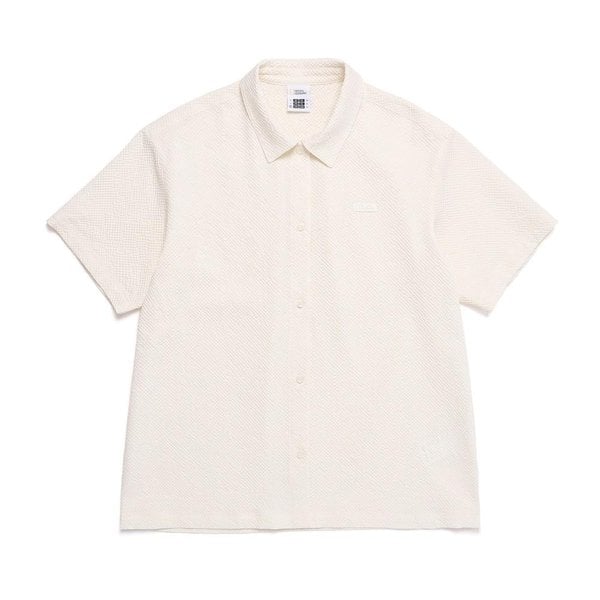 [여주점] N252WSH490 여성 시어서커 오버핏 커버업 셔츠 BIRCH