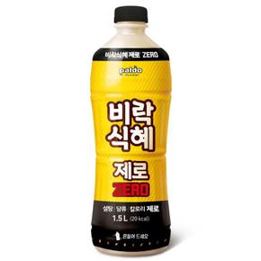 비락식혜 제로 1.5L 수정과 전통음료 펫