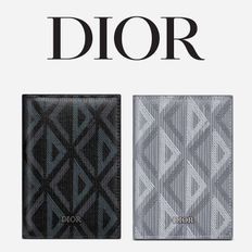 DIOR 디올 카드지갑 남성용 버티컬 2단 CD다이아몬드 캔버스 블랙 2ESCH138DCO_H43E 103965826