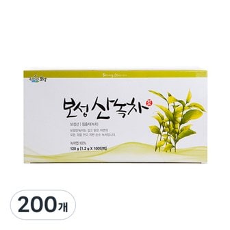  대한다업 보성 산 녹차 티백 1.2g, 200개입