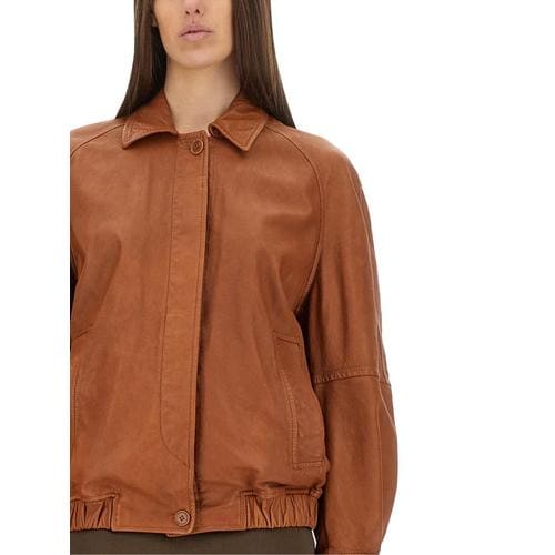 [해외배송] 25 S/S 살바토르 산토로 레더 자켓 48011-D_PRAWCOGNAC B0041616929