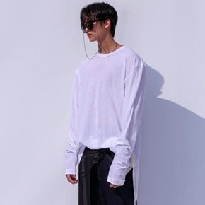 [THIRD] GAUZE LONGSLEEVE T-SHIRT_화이트