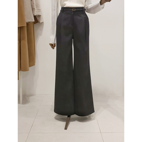 [파주점] 쥬크 주크 뒷밴딩 벨티드 세미와이드 팬츠​ V261MSA908