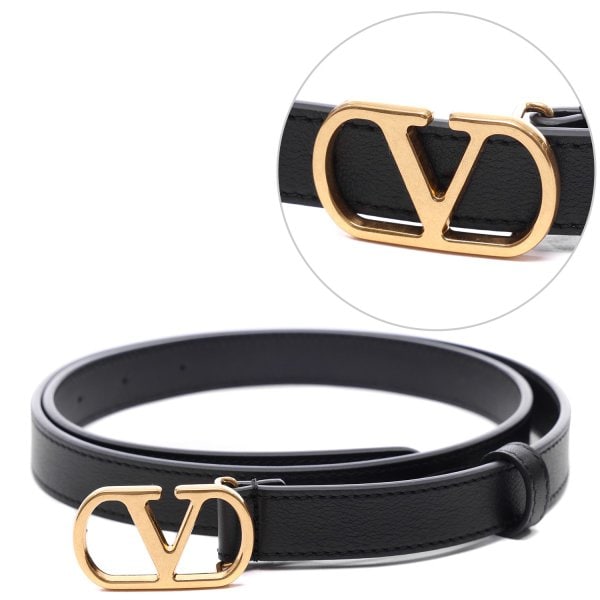 [부산점] 25FW 여성 브이로고 시그니처 벨트 (7W2T0SM7 IYR 0NO 25F)