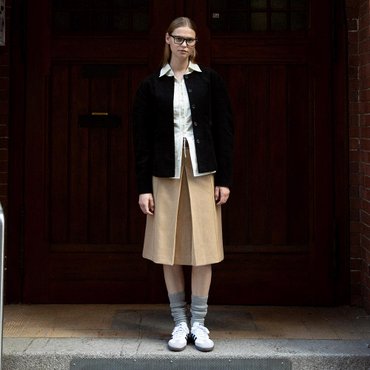 레이브 Belt Skirt in Beige VW3AS320-91