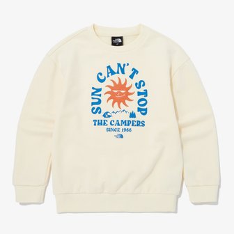 노스페이스키즈 NM5MQ03S 키즈 캠프 에브리데이 스웻셔츠 KS CAMP EVERYDAY SWEATSHIRTS