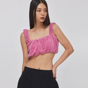 VELOUR VOLUME BRA TOP_T226TP134