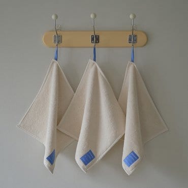 오브히어 40수 코마사 무염색 핸드타월 1P