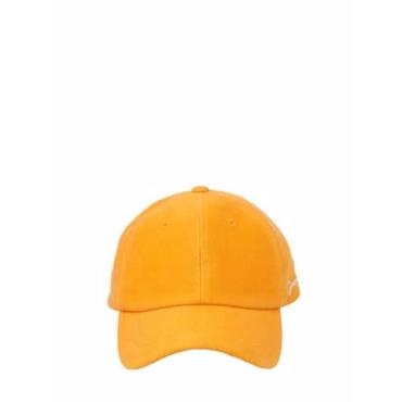 자크뮈스 24 FW 자크뮈스 La Casquette 라 카스케트 스트랩백 코튼퓨어 모자 오렌지