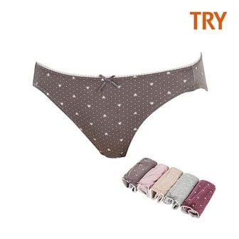 TRY [최초가 20,900원] 트라이 여성 미니팬티 5매입