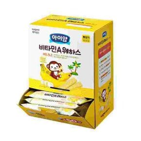 아이얌 비타민A 웨하스 바나나 대용량팩 (6g 50입) (