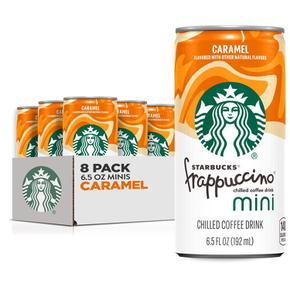 [해외직구] Starbucks 스타벅스 프라푸치노 미니 카라멜 192ml 8캔