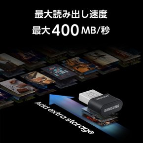 삼성 핏 플러스 128GB 400MBS USB 3.1 플래시 드라이브 MUF-128ABEC 한국 정품