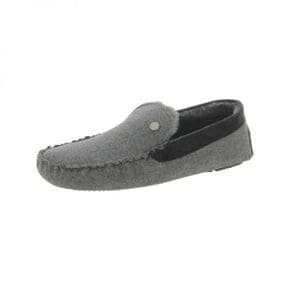 4238429 Steve Madden P-Fire Mens Faux Fur Lined Slip-On Moccasin Slippers