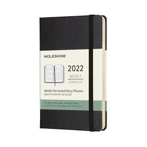 일본 불렛저널 몰스킨 다이어리 MoleSkine DHB12WH2Y22 주간 2022년 1월 시작 12개월 가로 레이