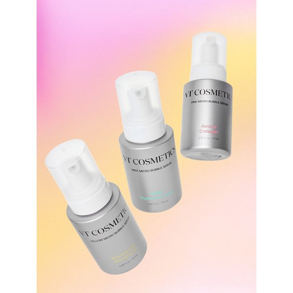 마이크로 버블 세럼 3종 (핑크/옐로우/민트 택 1) 70ml
