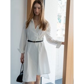 TIMELESS WHITE SHIRT DRESS [BELT 세트]