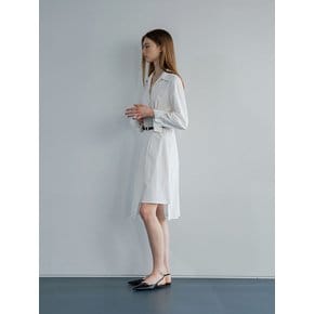 TIMELESS WHITE SHIRT DRESS [BELT 세트]