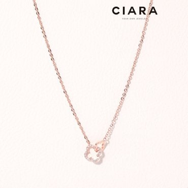  CIARA 14K Riomaggiore 클로버 샤인크로스 목걸이 (GoldPlated)