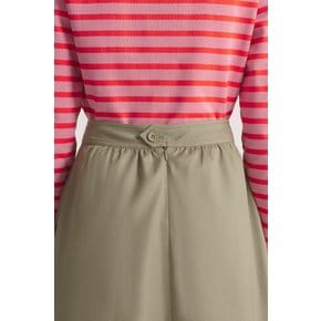 JEANETTE – PLEATED SKIRT_Khaki_ LSTA0SK04W