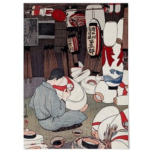 텐바이텐 패브릭 포스터 일본 전통 그림 액자 요시다 히로시 5