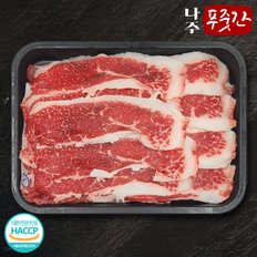 나주푸줏간 한우 냉동 차돌박이 600g (300g x 2팩)