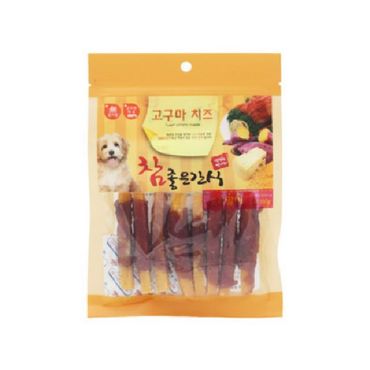  반려동물용품 참좋은간식 고구마 치즈 오리말이 100g