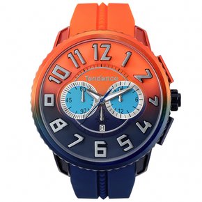 Gulliver De Color 51MM Watch TY146104 [] [텐덴스] 시계 디칼라 다크 블루오렌지 문자판