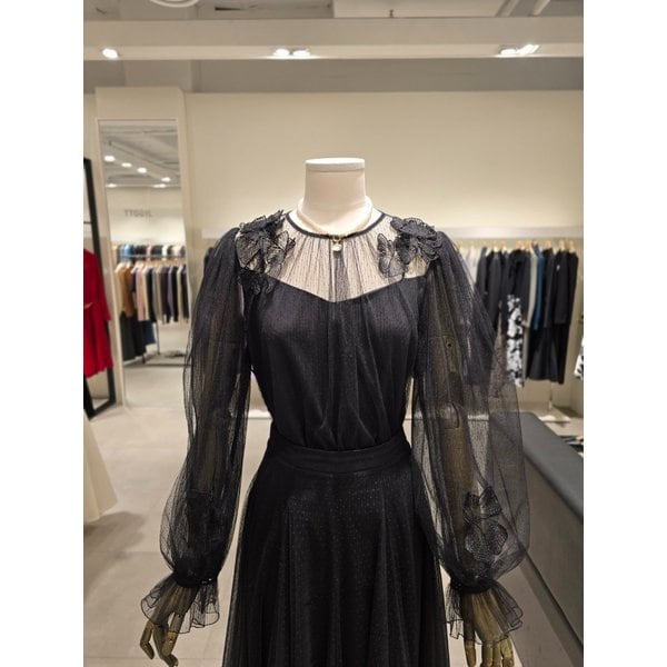 [파주점] 에어리 플라워 오간자 블라우스 JR3A0BL191