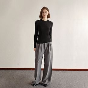 YY_Wide commuter pants