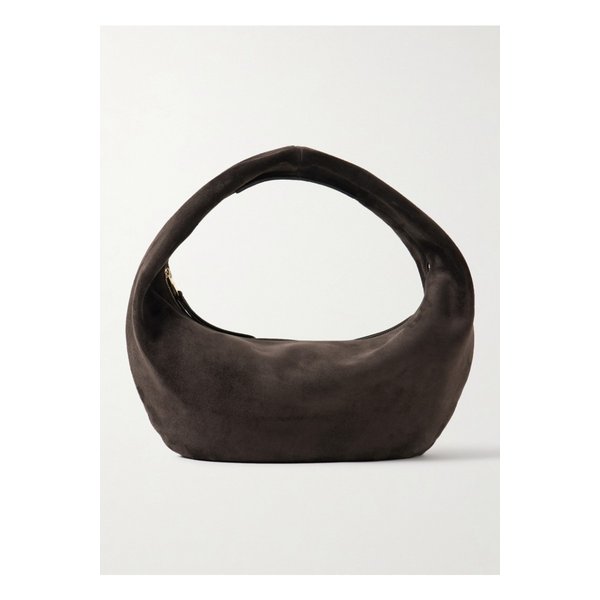 케이트 올리비아 미디엄 스웨이드 토트 다크 브라운 46376663162888092