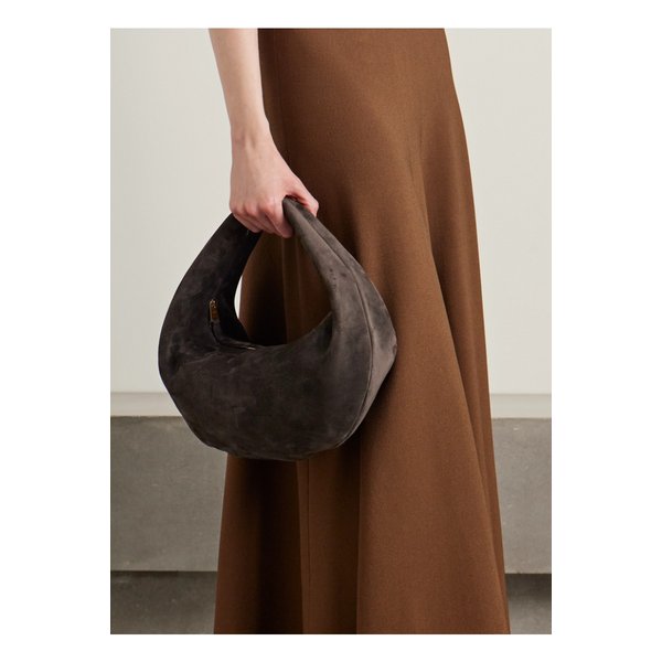 케이트 올리비아 미디엄 스웨이드 토트 다크 브라운 46376663162888092