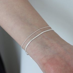 [Silver925] Neat line bracelet