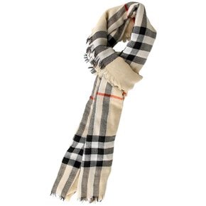 [시흥점] 25FW 자이언트 체크 울 머플러 (8085069)