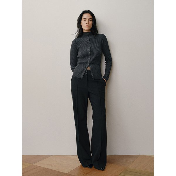 TVW PIN-TUCK BOOTS CUT PANTS_2COLORS