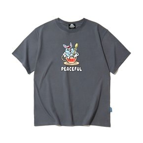 PEACEFUL RABBIT GRAPHIC 티셔츠 - 8 COLORS