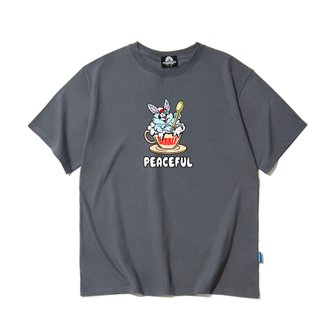 트립션 PEACEFUL RABBIT GRAPHIC 티셔츠 - 8 COLORS