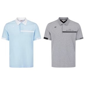 26S/S  남성 플로킹 로고 라인 반팔티셔츠 (411F2TO522)