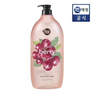 샤워메이트 내추럴 바디워시 크랜베리향 1.2kg x 1개