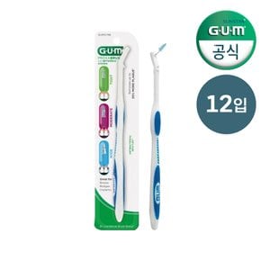 GUM 검 프록사브러쉬 치간칫솔 본체 (625UCZ) 12개입