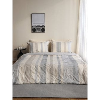 오리고 프리미엄 목화솜 순면 60수 사계절 차렵이불 그레이레오파드