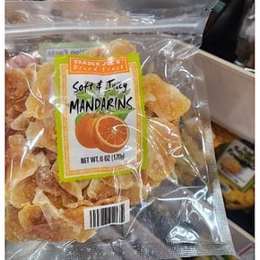 트레이더조 소프트 앤 쥬시 건 만다린 Trader Joes Dried Mandarins 170g 4개