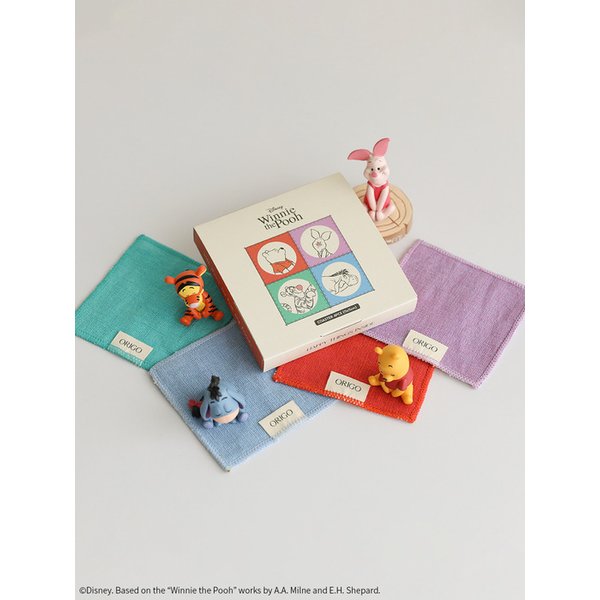 [디즈니] 위니더푸 자수 코스터 4P SET
